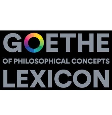 Digital banner that reads "Goethe of Philosophical Concepts Lexicon"